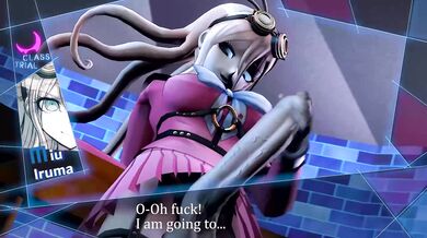 Miu, a hot nerdy girl, masturbates herself with both hands in front of the mirror, enjoying every moment until she cums all over her face