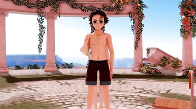 Mom and daughter, Shinobu Kochou, have a wild party time!