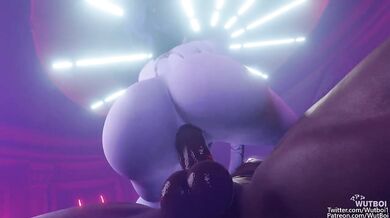 The Black Widow Strikes with Cowgirl Riding - The Ultimate Wutboy Delight