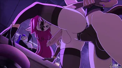 Watch this furry one-on-one action from behind! [Sruto]