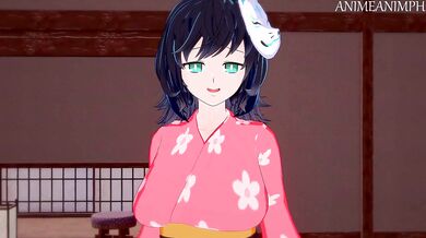 Bloodlusting Demon Slayer: Makomo ravages Tanjiro in a savage act of lustful carnality