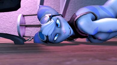 Watch as this sexy lady goes from riveting to changing her arms into a pumping machine, all while being filmed in high definition