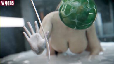 Rebecca Black gets fucked by a giant Metroid