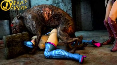 Kaylas Kinky Adventure: Kayla Gets Pinned Down by Kitana the Warrior Princess!