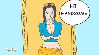 Nico Robin got an extreme workout from Zoro