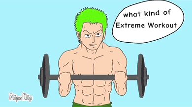 Nico Robin got an extreme workout from Zoro