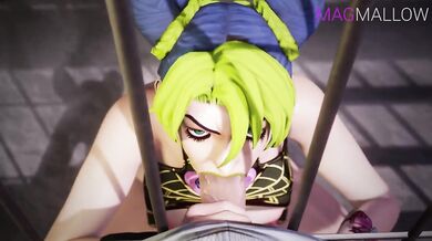 The new teacher in town, Miss Jolyne Kujo, brings along her magical fruit Magmallow for a hot and steamy lesson