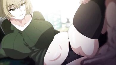 Watch Akina-chan bounce around in a sexy outfit while getting fucked by buckethead in this erotic hentai video!