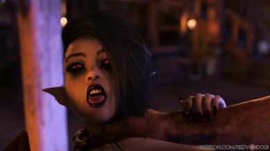 Eternal Pleasures of Bloodlust: Redvoidcgis Vampire Nymphomaniac Knotted and Double Cream Pie