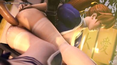 Kasumi gets her ass fucked deep in a wild anal sex scene on Hoodsfm