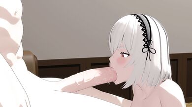 The Space Doggy and the Tight Mouthed Lady - Sirius Blowjob [Misutogu]