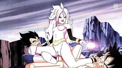 The Battle of the Thots between Dragonballs Android 21 and ZanjiVision (Loop)