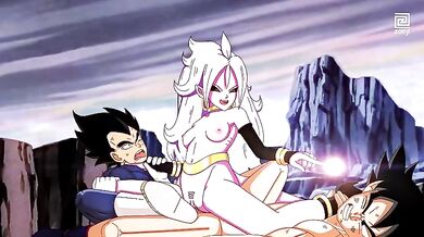 The Battle of the Thots between Dragonballs Android 21 and ZanjiVision (Loop)