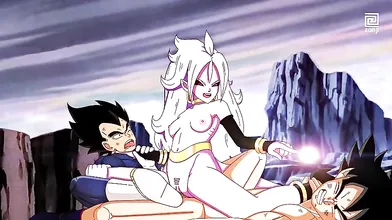 The Battle of the Thots between Dragonballs Android 21 and ZanjiVision (Loop)