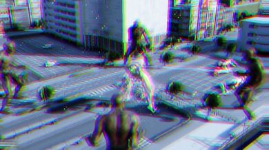 Ultra-girl is penetrated by the fiery rays of the beast, leaving her dripping with cum