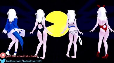 Hentai Porn: R-18 MMD Ghost Dance - Gawr Gura