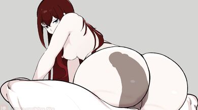 Watch Kurisu Makise ride your massive cock in stunning 4K quality