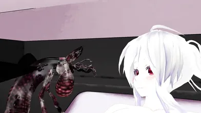A young woman named Haku is engrossed in her reading session when suddenly a swarm of insects intrudes upon her