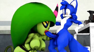 Sexy fox Blue takes on Zeena, shattering her orgasmic walls in [shatteredshore]