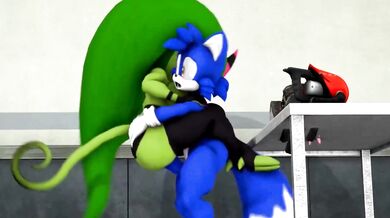 Sexy fox Blue takes on Zeena, shattering her orgasmic walls in [shatteredshore]