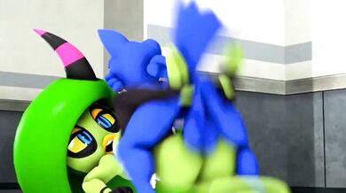 Sexy fox Blue takes on Zeena, shattering her orgasmic walls in [shatteredshore]