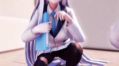 My hot co-worker left her dirty panties for me to clean up while we worked at the kotatsu