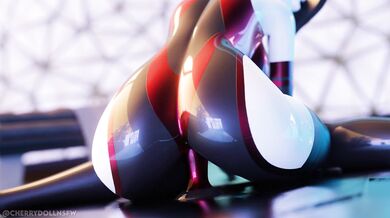 Watch as this sexy robot gets penetrated by a big dildo in the most erotic way possible!