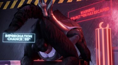 Sexy Quarian Space Babe Gets Fucked Hard By Rampaging Werewolf Creature!