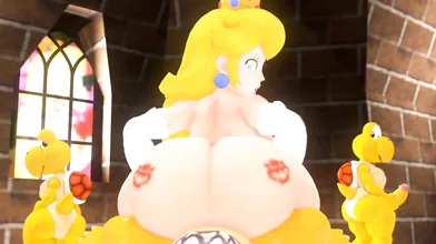 Watch Bowser Jr fuck Princess Peach with sound - [Leviantan581re]
