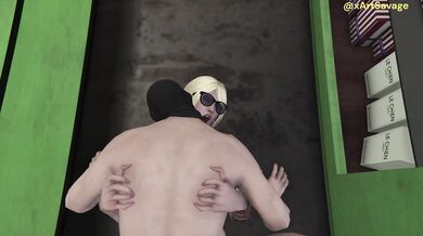 Claire, the seductive store clerk