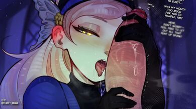 The Demons Lustful Obsession With The Skeletal Maiden - Lavenza [FluffyDango] [Cumskeleton]