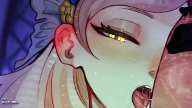 The Demons Lustful Obsession With The Skeletal Maiden - Lavenza [FluffyDango] [Cumskeleton]