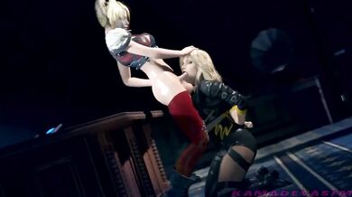 The Supervillain Sexcapade of Black Canary and Harley Quinn