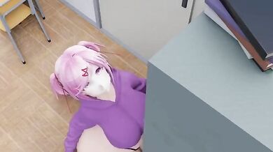 Erotic Encounter: Monika & Natsuki (Part 1)