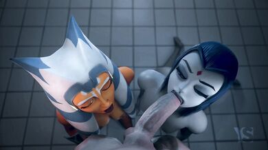 This youngies sex drive is on high alert with Ahsoka and Ravens animated adventures!