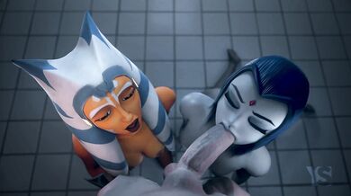 This youngies sex drive is on high alert with Ahsoka and Ravens animated adventures!