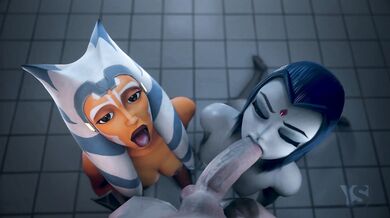 This youngies sex drive is on high alert with Ahsoka and Ravens animated adventures!