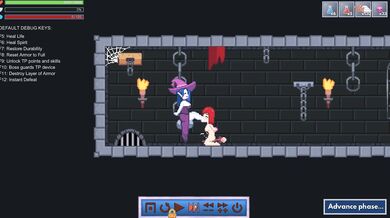 A sexy knight named Maya possesses mystical powers that drive her enemies wild with lust