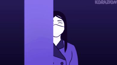 In the dark, you can see everything except your scissors