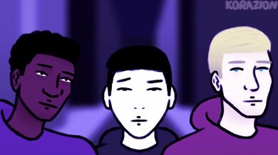 In the dark, you can see everything except your scissors