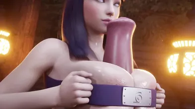 The Hyuuga clan and Hinata meet with Rekin3d for a hentai porn shoot that will leave you breathless!
