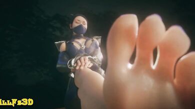 Fantasy of the Foot Goddess - A Femdom POV Hentai Video featuring Kitana