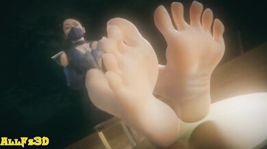 Fantasy of the Foot Goddess - A Femdom POV Hentai Video featuring Kitana
