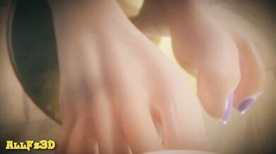 Fantasy of the Foot Goddess - A Femdom POV Hentai Video featuring Kitana