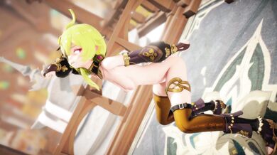 Watch this sexy milf dance and lay low in her bedroom while wearing a see-through collar with the word slut written on it (000MMD)