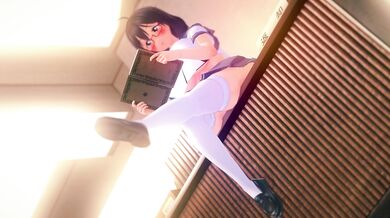 Watch as the innocent librarian gets blackmailed into having group sex with her patrons!