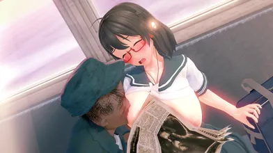 Watch as the innocent librarian gets blackmailed into having group sex with her patrons!