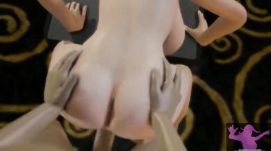 Nyotengu New Years Doggystyle Fuck - Maiden Masher