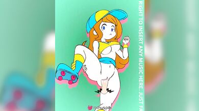 Mona goes down on her guy as he jerks off, but he cant seem to cum because of her small boobs