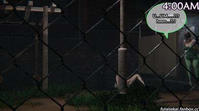 Born again slut gets her first time gang bang by chubby futa strangers on the street